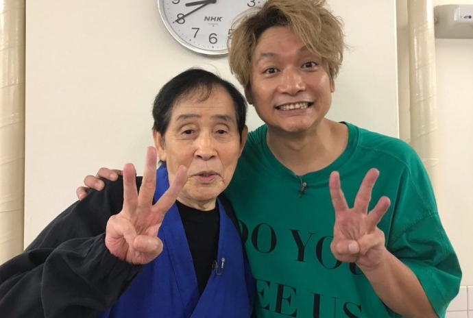 萩本欽一と香取慎吾