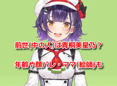 七瀬すず菜の前世(中の人)は青桐美星乃で年齢や顔バレは？ママ(絵師)も