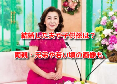 高橋惠子の結婚した夫や子供孫・両親(父母)兄弟は？若い頃の画像も